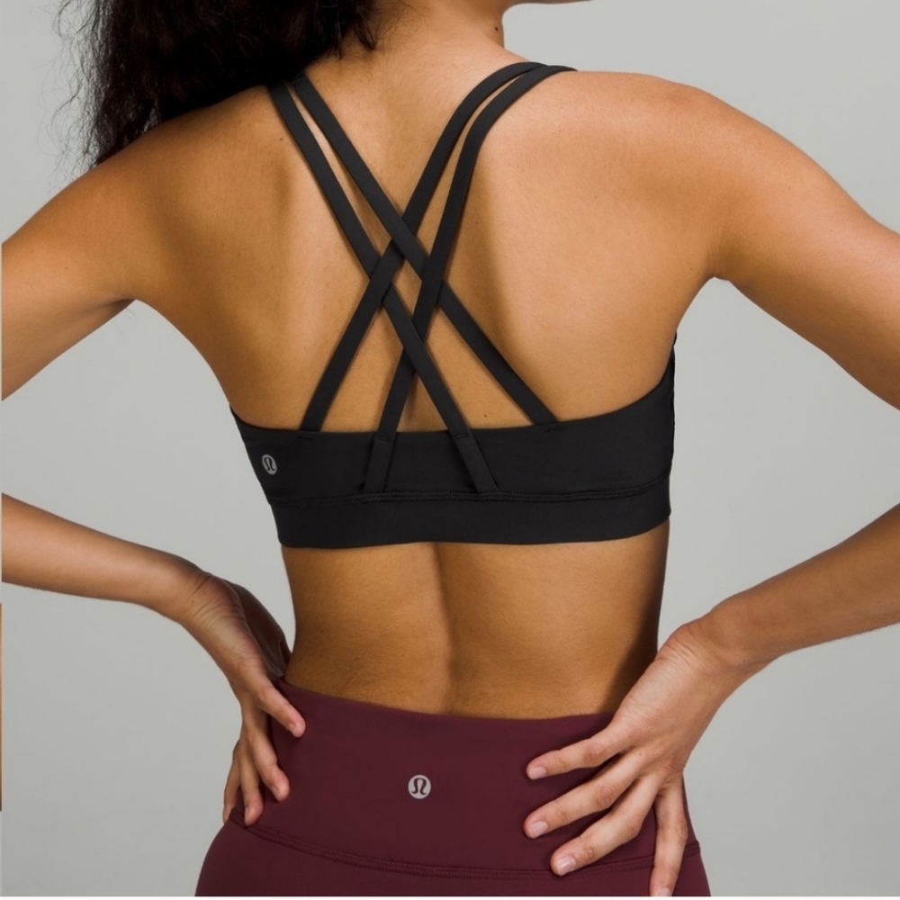 Lululemon Energy bra black size 4 - Picture 1 of 9